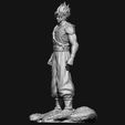 2.JPG STL file GOKU super saiyan v2 - Dragonball Super・3D print model to download