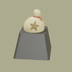 1.png Free 3D file Animal Crossing MoneyBag Mechanical KeyCap・3D printing design to download