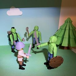 Group_of_Orcs.jpg STL file PLA-Mobil Orc・3D printing idea to download
