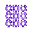mini_3x3.stl Kleine Würfel, die zusammenschnappen