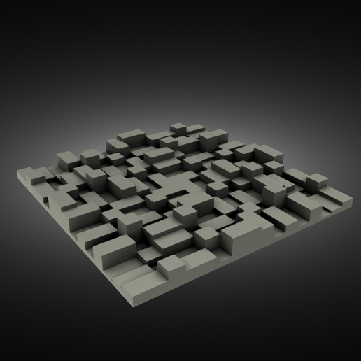 Acoustic panel 3D model