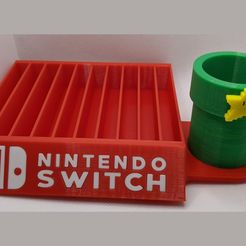 1.jpg Nintendo Switch - Case Holder and Warp Pipe Storage