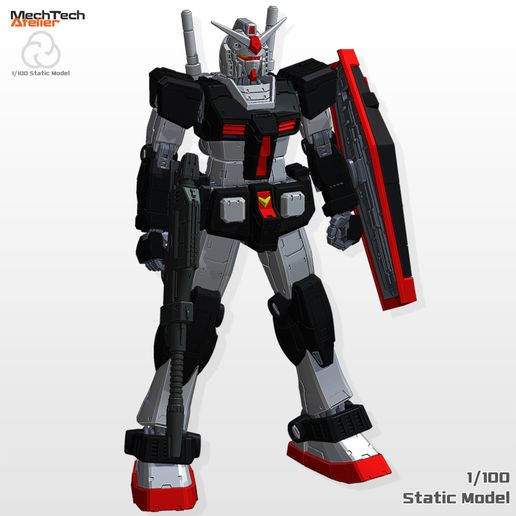 🤖 RX-78-1 Prototype Gundam・ 3D File for 3D printing・Cults