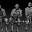 BPR_Composite3.jpg PACK 7 AMERICAN WW2 SITTING SOLDIERS - TRUCK STUDEBAKER - GMC CCKV