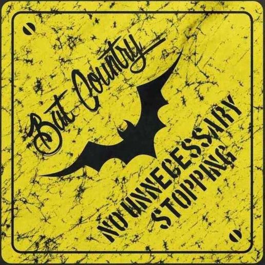 Bat country sign 3D model