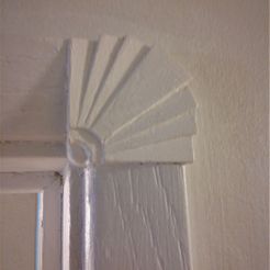 20190928_191915.jpg STL file Art Deco Door & Window Frame Corner Moulding・3D printer model to download
