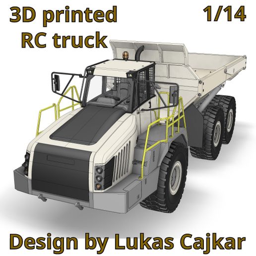 🚚 RC articulated dump truck CHROBAK 40 in 1/14 scale by