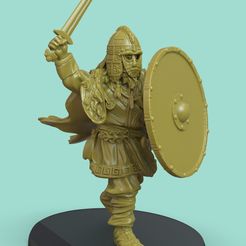 untitled.254.jpg STL file viking/saxon chef 32mm・3D printer design to download