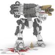 15mmKampfHund-4.jpg 15mm (1/100th Scale) Project KampfHund Light Main Battle Titan