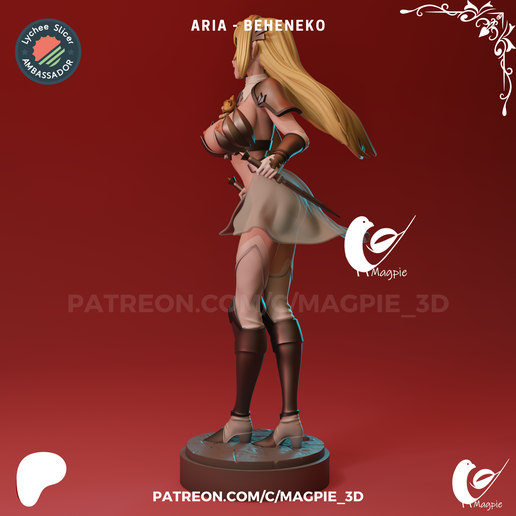 Aria - Beheneko - I'm a Behemoth, an S-Ranked Monster, but Mistaken for a Cat, I Live as an Elf Girl's Pet - NSFW + FUTA 3D model