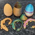 PXL_20240124_210011455.jpg Surprise Egg Stitched/Knitted Articulated Dragon and Egg Package!