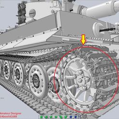 2-6-1.jpg STL file Tiger Tank Late Production Driver Wheel_1.(STL-1/35)・3D printing design to download