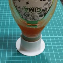 square-closeup.jpg Upside Down Bottle Stand