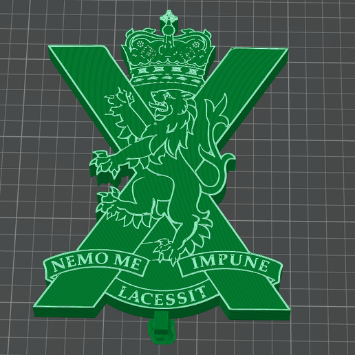 SCOTS Capbadge Model