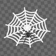 spiderweb-spider.jpg Archivo STL telaraña y araña decoración de halloween・Objeto imprimible en 3D para descargar