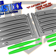 MakingBaits-6in-DrumStikk-3.png The 6-inch Drum Stixx 5-Cavity Stick Bait Injection Mold By MakingBaits.com