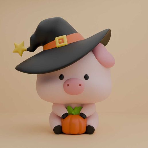 Halloween pig