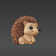 2.png Charming Hedgehog 3D Model for Printing