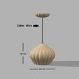 Cable - Wire a> 155mm 200 mm CEILING PENDANT LAMP, LAMP