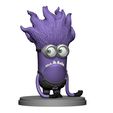 16.jpg Purple mutated minion for 3D printing STL