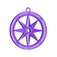 compass pendant.stl Colgante brújula