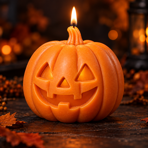 Contramolde Calabaza de Halloween para Molde de Silicona