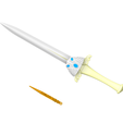 Azreals-Blade-1.5.png Azrael's Blade | Lucifer Flaming Sword | Unique x3 Part Design | Plinth Available | By Collins Creations 3D