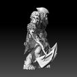 12.jpg Orc DnD sculpted figurine mini 3d Printing no textures 3D print model