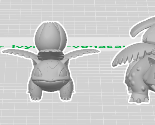 Bulbasaur-Ivysaur-Venasaur