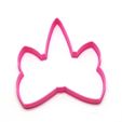 cuerno con moño.JPG unicorn cookie cutter unicornios