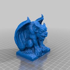 eace2f1c280a2516601307bd16d9e3d4.png Free 3D file Crouching Gargoyle・3D printer design to download