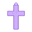 Kreuz mit Friedenstaube.stl Cross with dove of peace