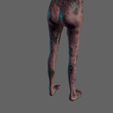 7.jpg Animated Zombie woman-Rigged 3d game character Low-poly 3D model