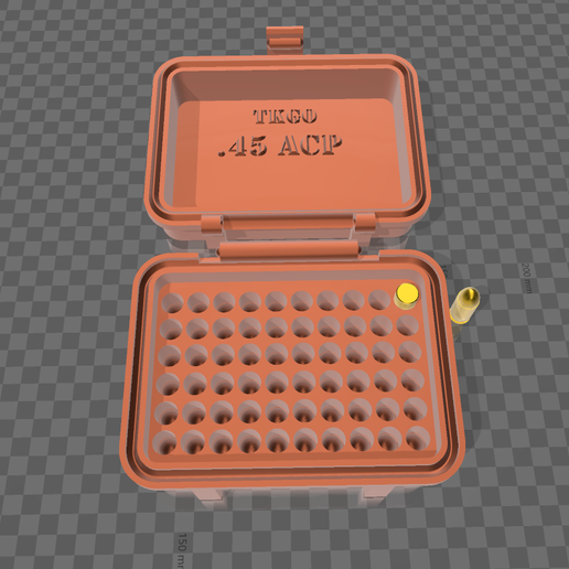 📦 AMMO BOX .45 ACP・ STL File for 3D printing・Cults