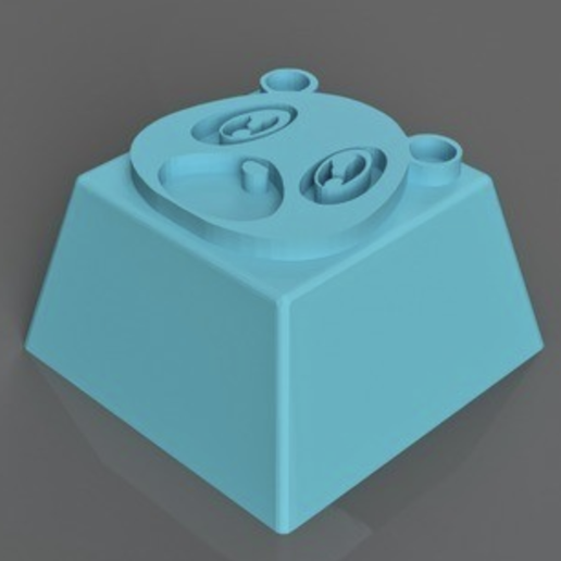 Kanye West Graduation Bear Key Cap 3D model