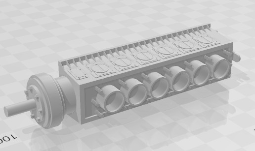 🌆 U-boat 1/48 DKM-Trumpeter - Engine compartment・ STL File for 3D ...