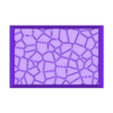 Abstract_008_60x40mm_rect_base_hollow_PRINT.stl Bases carrées et rectangulaires - Texture abstraite 8 (20-150mm) | Parfait pour les jeux de table Wargames & RPG's