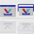 01.png ANOTHER 2 MODELS VALVOLINE ICE BOX VINTAGE COOLER FOR SCALE AUTOS AND DIORAMAS