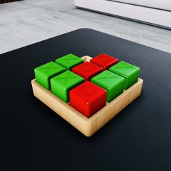 IMG_8120.jpg Oversized Tic-Tac-Toe - Montessori Toy