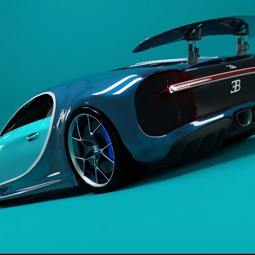 Bugatti Chiron 2017 Sport 3D model