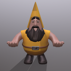 Gnome_00000.png STL file Gnome Pencil Holder・Model to download and 3D print
