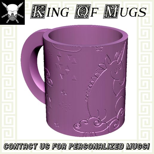 UNICORN MUG - 3D model önizlemesi