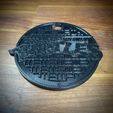 IMG_7535.jpg TMNT Sewer Cover for 1/4 scale figure stand Great for NECA 16" Turtles