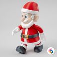 02.jpg Mario Santa Claus - Foldable, Print in place