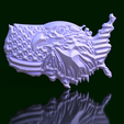 Bander-EEUU-Aguila.png Winged Liberty: U.S. flag. - Eagle