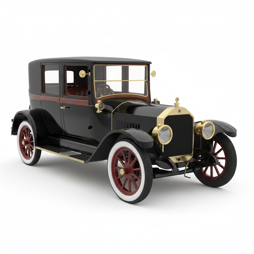Packard Twin Six (1916) car miniature STL, convertible STL, 1:12 car STL, car for diorama, Hot Wheels scale car STL, printable car, car wall art STL, car keychain STL, car toy STL, JDM car STL, car statue STL, print ready car STL, snap fit car STL, track