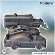 2.jpg Set of three post-apocalyptic vehicles with improvised armaments and an armored RV (2) - Future Sci-Fi SF Post apocalyptic Tabletop Scifi 28mm 15mm 20mm Modern