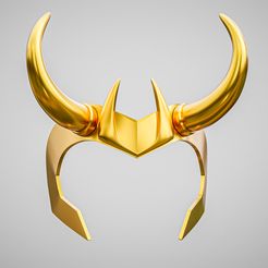 Loki.jpg STL-Datei Loki's Krone - 3D-Druckbares STL-Modell・Vorlage für 3D-Druck zum herunterladen