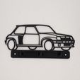 Porte-clef-mural-Renault-5-turbo.jpg Renault 5 turbo wall-mounted key ring