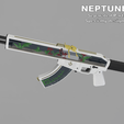 Neptune-Vandal-Cults.png Valorant 1:1 Neptune Vandal (the blub blub Rifle) Cosplay Props - FDM Printable - Color Separated Parts
